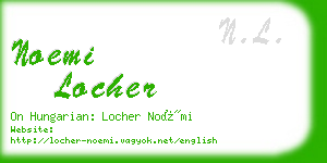 noemi locher business card